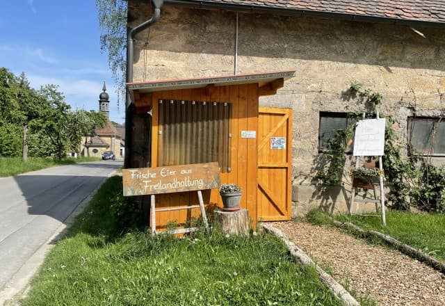 Bauernhof Endres - Eierhäusla in Serlbach, Forchheim Automat, SB-Hofladen oder Verkaufsstand von Bauernhof Endres - Eierhäusla in Serlbach, Forchheim