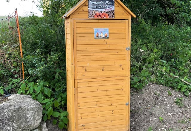 Eierhäusla Familie Vogel in Volkersgau, Kammerstein Automat, SB-Hofladen oder Verkaufsstand von Eierhäusla Familie Vogel in Volkersgau, Kammerstein