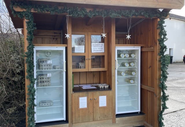 Heubeck's Hofverkauf in Höfen, Herzogenaurach Automat, SB-Hofladen oder Verkaufsstand von Heubeck's Hofverkauf in Höfen, Herzogenaurach