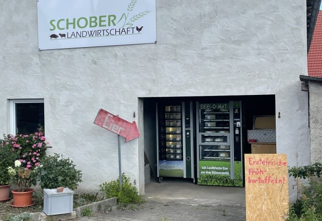 EiEiEi-O-Mat Schober Landwirtschaft in Dietersdorf, Vestenbergsgreuth Automat, SB-Hofladen oder Verkaufsstand von EiEiEi-O-Mat Schober Landwirtschaft in Dietersdorf, Vestenbergsgreuth