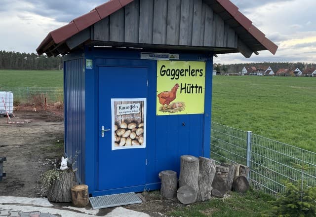 Gaggerlers Hüttn in Schwand, Schwanstetten Automat, SB-Hofladen oder Verkaufsstand von Gaggerlers Hüttn in Schwand, Schwanstetten