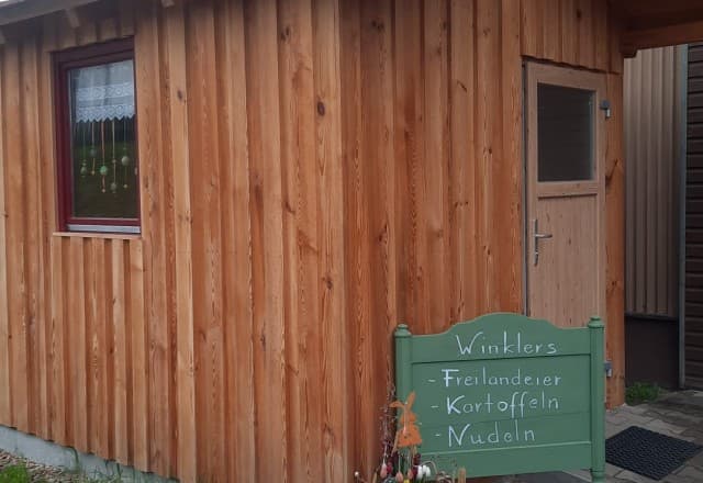 Winklers Freiland Eier in Rothaurach, Roth Automat, SB-Hofladen oder Verkaufsstand von Winklers Freiland Eier in Rothaurach, Roth