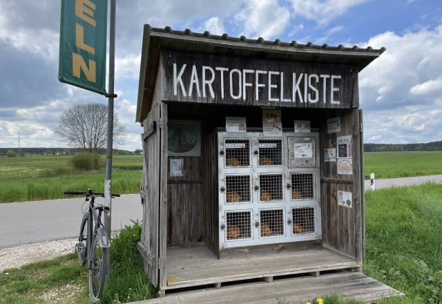 Kartoffelkiste in Leipersloh, Windsbach Automat, SB-Hofladen oder Verkaufsstand von Kartoffelkiste in Leipersloh, Windsbach