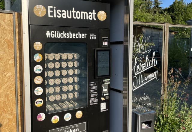 Eis im Glück Eisautomat in Maxfeld, Nürnberg