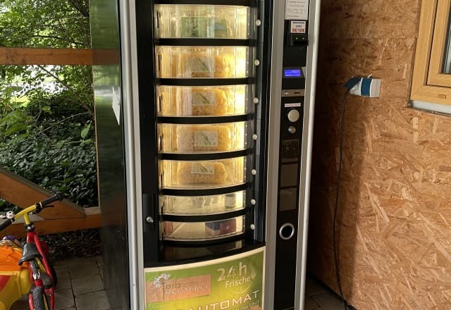 Bio-Reuterei in Neustetten, Flachslanden Automat, SB-Hofladen oder Verkaufsstand von Bio-Reuterei in Neustetten, Flachslanden