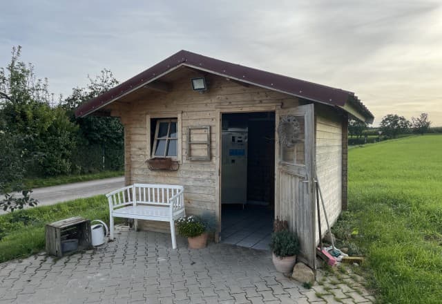 Baumanns Milchhäusle in Schonach, Creglingen Automat, SB-Hofladen oder Verkaufsstand von Baumanns Milchhäusle in Schonach, Creglingen