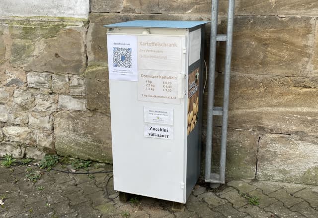 Spargelhof Habermann in Dormitz Automat, SB-Hofladen oder Verkaufsstand von Spargelhof Habermann in Dormitz