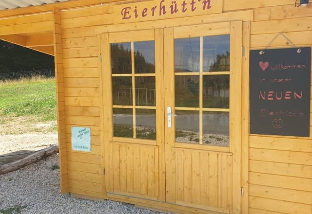 Geflügelhof Glashauser - Eierhütt'n in Kohlschlag, Lauf a.d.Pegnitz Automat, SB-Hofladen oder Verkaufsstand von Geflügelhof Glashauser - Eierhütt'n in Kohlschlag, Lauf a.d.Pegnitz