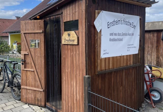 Ernstheim's frische Eier in Langenzenn Automat, SB-Hofladen oder Verkaufsstand von Ernstheim's frische Eier in Langenzenn