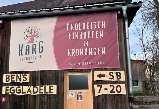 Naturlandhof Karg - Bens Egglädele in Kronungen, Poppenhausen