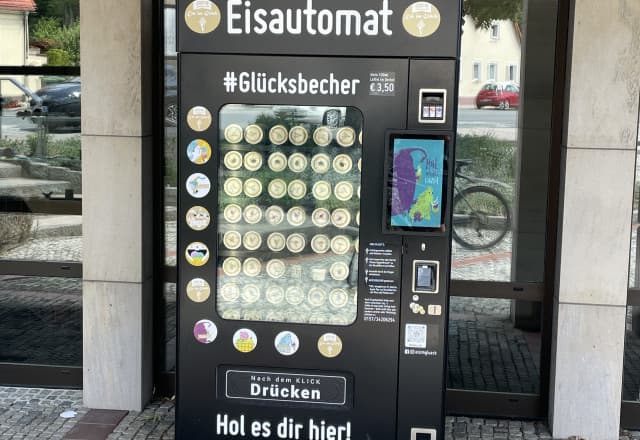 Eis im Glück Eisautomat in Rückersdorf Automat, SB-Hofladen oder Verkaufsstand von Eis im Glück Eisautomat in Rückersdorf