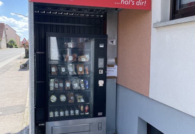 Metzgerei Engelhard in Burgoberbach Automat, SB-Hofladen oder Verkaufsstand von Metzgerei Engelhard in Burgoberbach