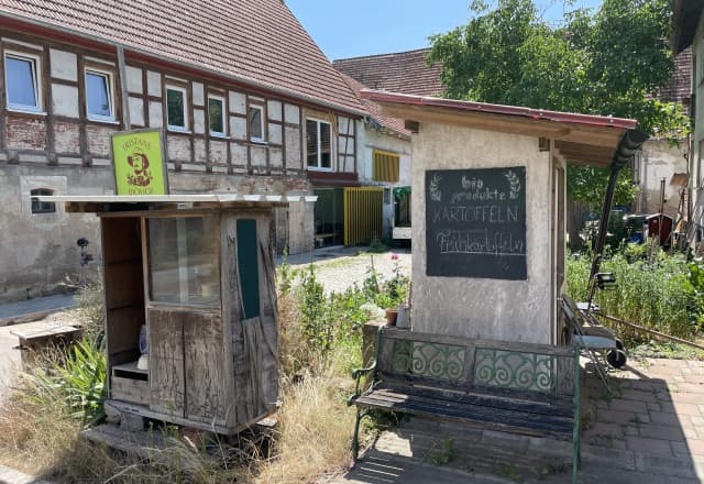 Tristans Biohof in Gunzendorf, Emskirchen Automat, SB-Hofladen oder Verkaufsstand von Tristans Biohof in Gunzendorf, Emskirchen