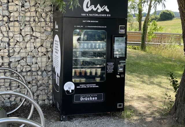Das Casa Eisautomat in Steppach, Pommersfelden Automat, SB-Hofladen oder Verkaufsstand von Das Casa Eisautomat in Steppach, Pommersfelden