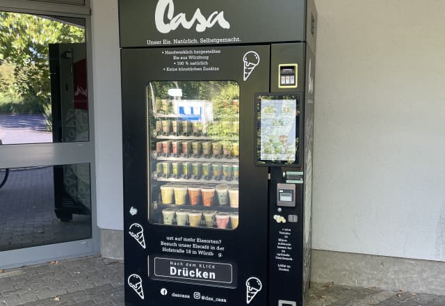 Das Casa Eisautomat in Bergtheim