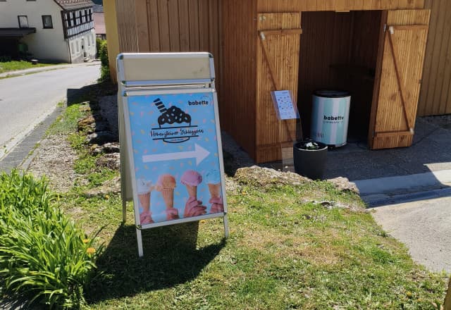 Hohensteiner Schleggerla in Hohenstein, Kirchensittenbach Automat, SB-Hofladen oder Verkaufsstand von Hohensteiner Schleggerla in Hohenstein, Kirchensittenbach