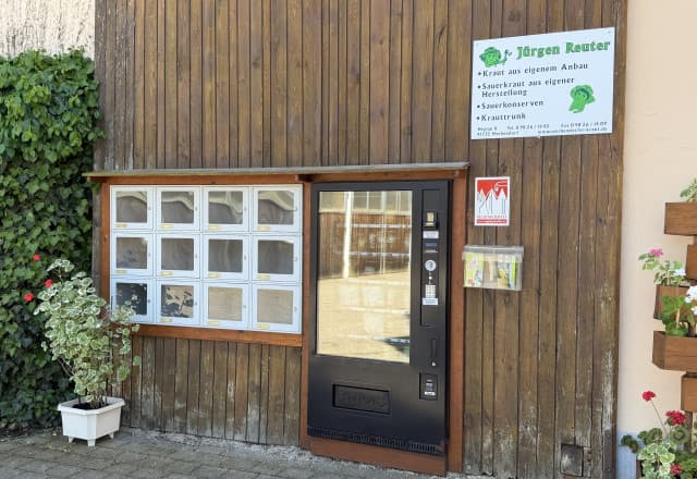 Merkendorfer Kraut in Heglau, Merkendorf Automat, SB-Hofladen oder Verkaufsstand von Merkendorfer Kraut in Heglau, Merkendorf