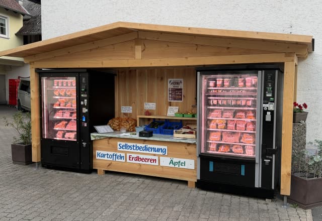 Maxomat - Hausmetzgerei Güthlein in Langensendelbach Automat, SB-Hofladen oder Verkaufsstand von Maxomat - Hausmetzgerei Güthlein in Langensendelbach