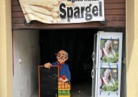 Automat oder Verkaufsstand von Andis Spargel-Garage